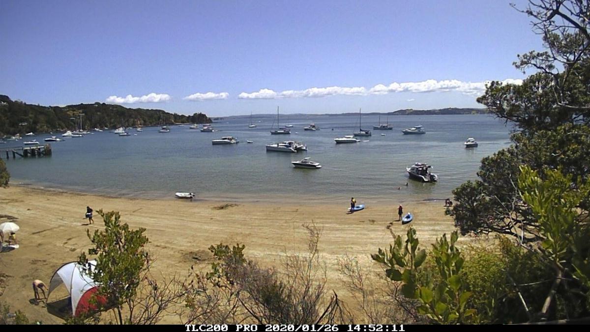 A typical day at a popular boating site during summertime in Aotearoa